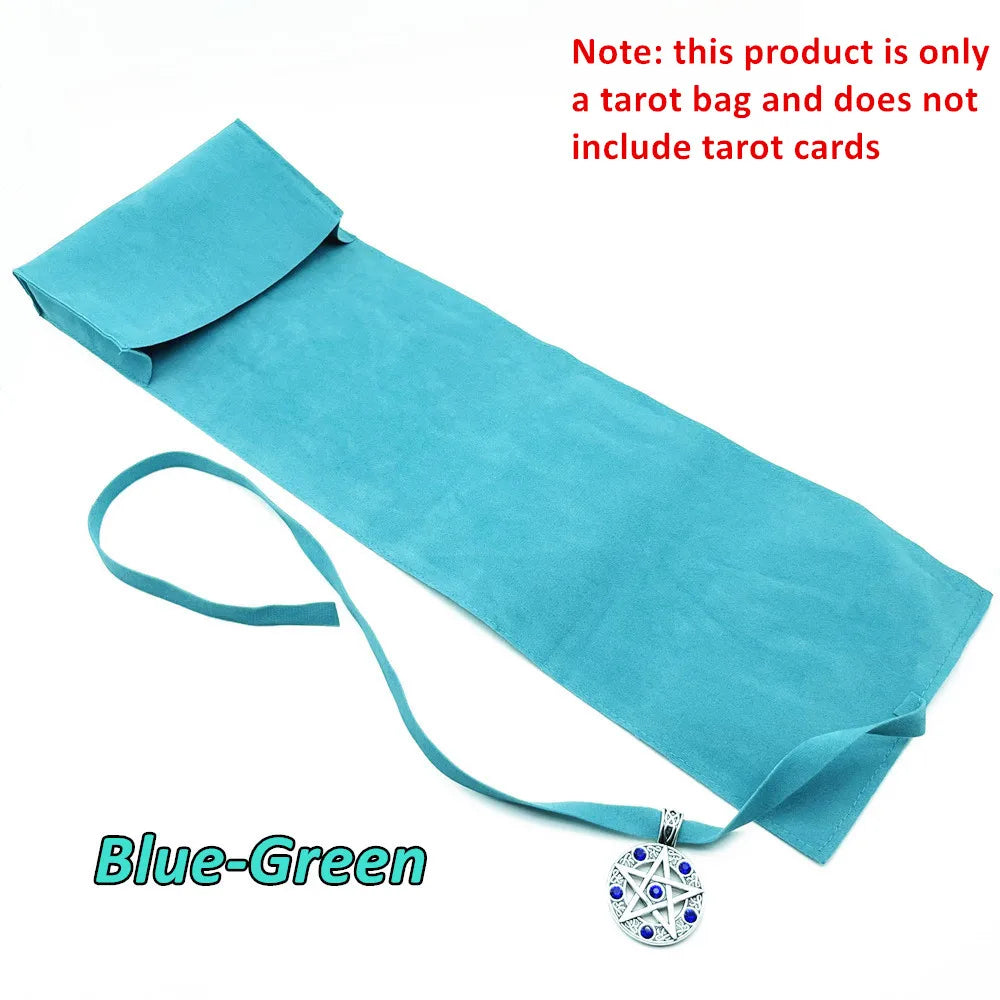 Tarot Pouch Cards Storage Bag Cloth Black Pink Blue Witch Divination Jewelry Astrology Dice Accessories Bag L754