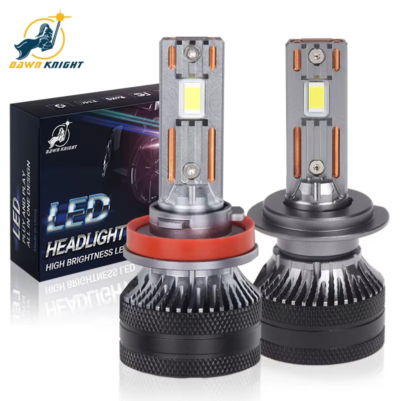 140W K5C plus H7 H11 H1 H4 Led Headlight Bulb 4300K LED HB3 HB4 Double Copper Tube Led Light Kit for Car 12V 2PCS